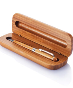 Set Bolígrafo Estuche de Bamboo