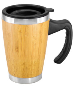 Mug de Bamboo con Asa Plástica 400cc