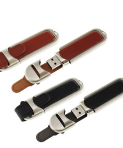 USB Pendrive 64GB de Cuero