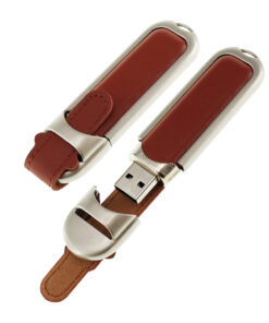 Pendrive 4GB de Metal y Cuero
