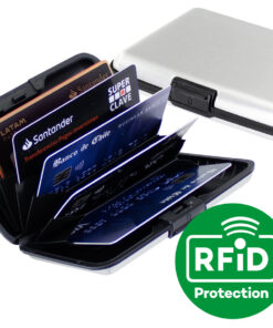 Porta-Tarjetas Anti-Clonación RFID