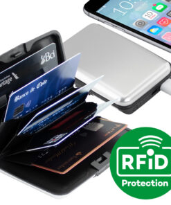 Porta-Tarjetas Anti-Clonación Power Bank