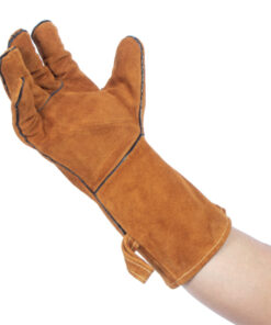 Par de Guantes de Cuero Gamuza
