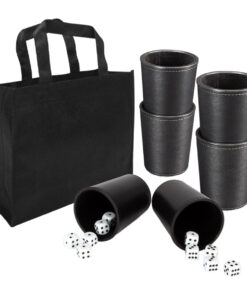 Set de 6 Cachos de PU Negro