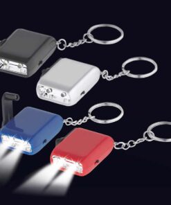 Llavero-Linterna LED Dínamo