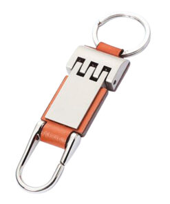 Llavero de Metal-Cuero Premium