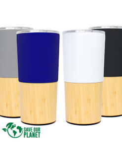 Mug metálico/bamboo "AURUS" 500cc